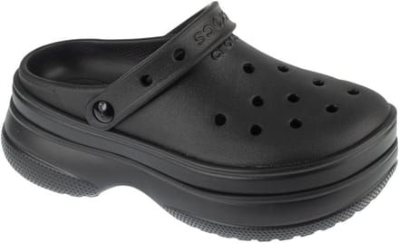 Crocs Classic Stacked Clog, Vrouwen, Zwart, Slippers, maat: 36/37