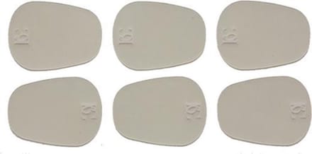 BG A11-L mondstukplakkers - 0.4 mm - 6 stuks - transparant