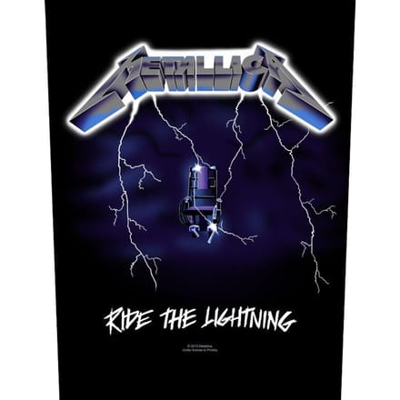Metallica Ride The Lightning Unisex Embleem - zwart - Standard