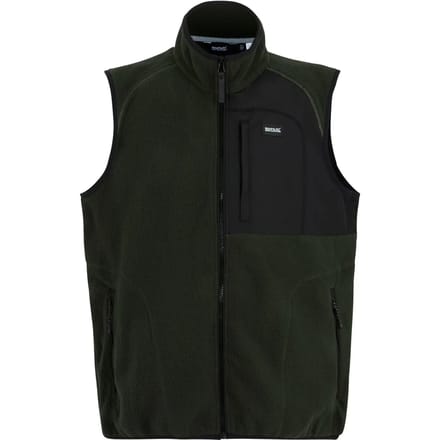 Frankie teddy fleece gilet bodywarmer met rits voor heren
