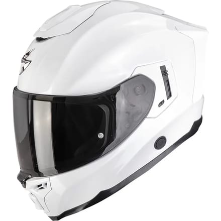 Scorpion EXO-1500 Solid Pearl White - Integraalhelm - Maat M - Motorhelm - ECE 22-06 gekeurd