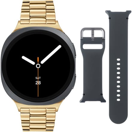Samsung Special Edition Galaxy Watch 8 Grijs/Goudkl Staal 44mm