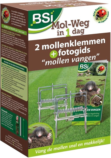 BSI - 2 professionele mollenklemmen - Uitstekende kwaliteit - Met extra fotogids