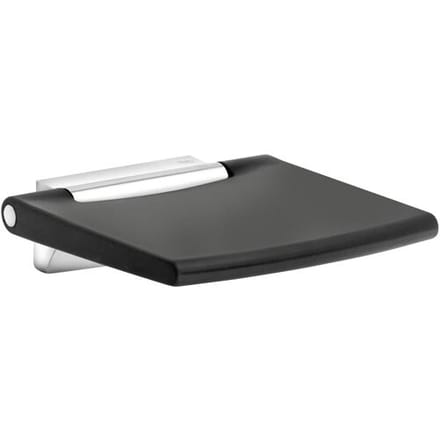 Keuco Plan - Douchezitting, opklapbaar, zwart/chroom 14983010037