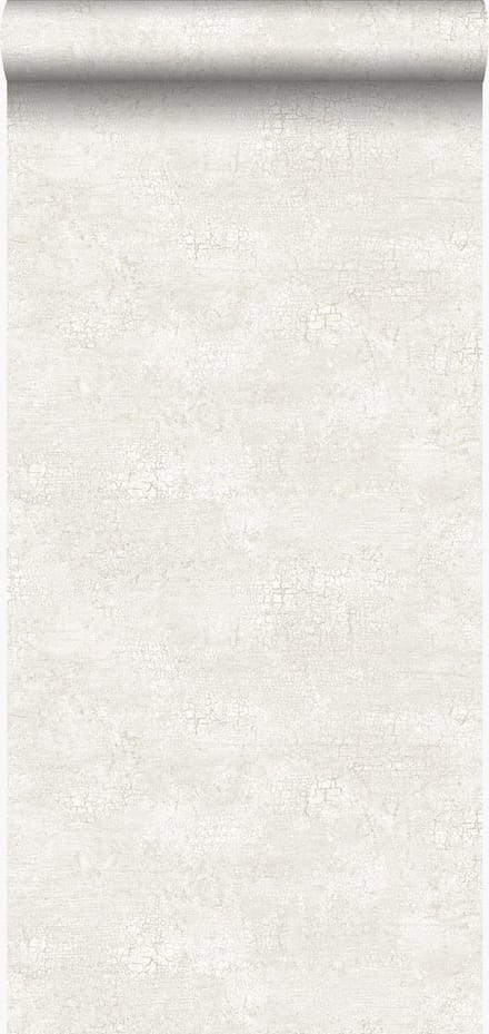 Origin Wallcoverings behang natuursteen met craquelé effect wit - 347564 - 53 cm x 10,05 m