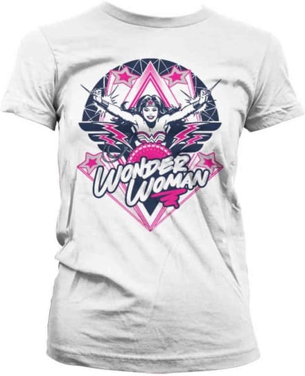 DC Comics Wonder Woman Dames Tshirt -S- Stars Wit