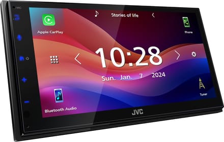 JVC KW-M593BT Mechless' 2DIN AV-Receiver met 6.8" High Res scherm