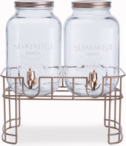 Cosy&Trendy Sapdispenser set op standaard - 2x 3,5 liter