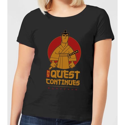 Samurai Jack My Quest Continues Women's T-Shirt - Black - 3XL