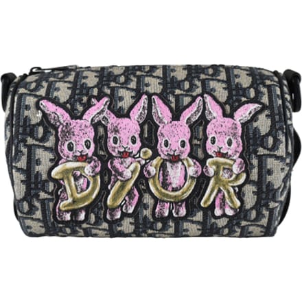 Dior Roltas met schouderriem Blauw
