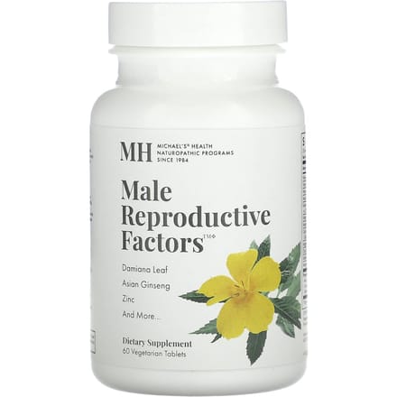 Michael's Naturopathisch, Mannelijke Reproductieve Factoren, 60 Plantaardige Tabletten
