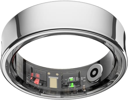 NOLATR Smart Ring ELITE LUX Silver - Size 8