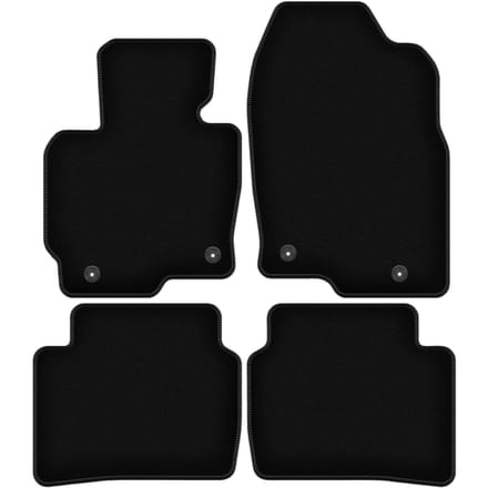BASIC zwarte veloursmatten voor: Mazda CX-5 I SUV (2012-2017)