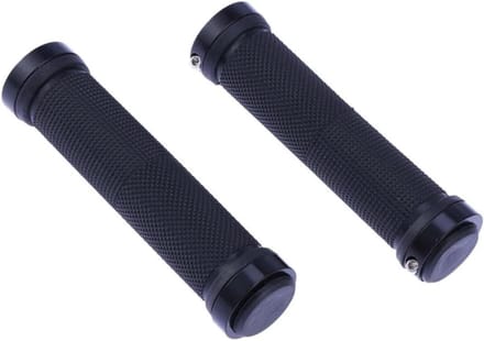 Fiets Handvatten - Grips Set - Comfortabel Fietsen - Dubbel Lock Systeem - 13.5 cm - Zwart