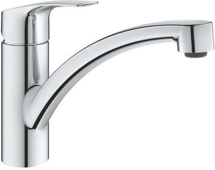 Grohe Eurosmart Keukenkraan - laag - draaibare uitloop - chroom