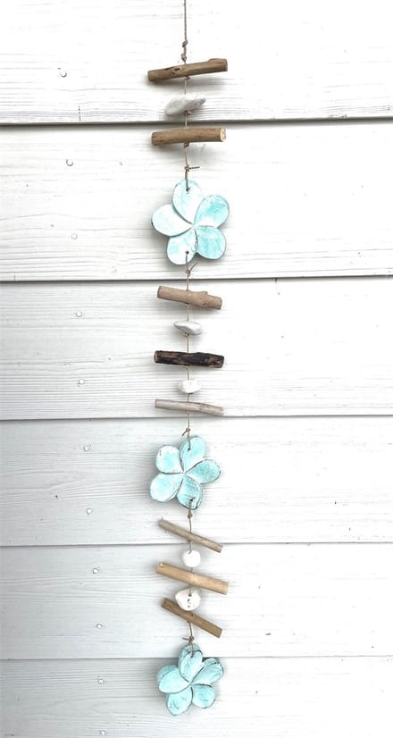 Guirlande Bloem Bila turquoise 90 cm