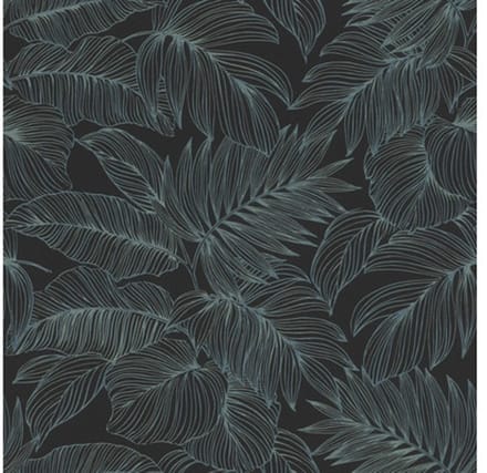RASCH Vliesbehang 865158 Symphony bloemen zwart blauw