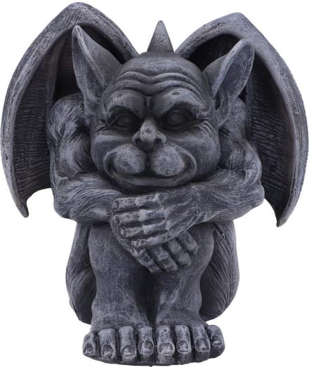 Nemesis Now Beeld/figuur Quasi Waterspuwer Grijs - 12,5cm