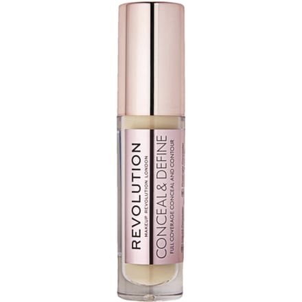 Makeup Revolution Conceal & Define Corrective Liquid Concealer, C5, 4 g