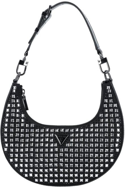 GUESS Schoudertas Avondtas Lua Mini Hobo Black Zwart