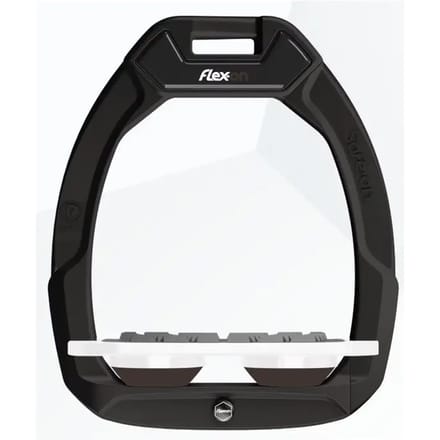 Veiligheidsstijgbeugels Plat Grip Zwart/Wit/Bruin Flex-On Safe-On