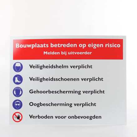 Briton Calamiteitenbord 69x52cm