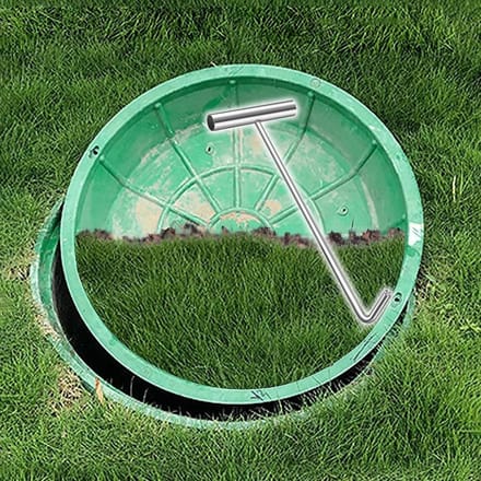 Ronde Putafdekking - Afvalwater Deksel - Buitenruimte Afdekken - Onzichtbaar Ontwerp - Diverse Maten