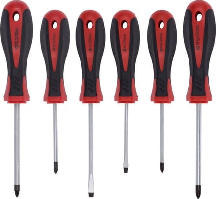 Kreator KRT400001 schroevendraaierset plat/PH/PZ - 6 stuks
