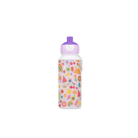Mepal Pop-up drinkfles Campus - 400 ml - Sluit goed af - Drinkbeker voor kinderen - Food Fest