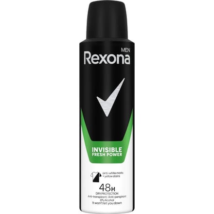 Rexona Men - Onzichtbare Frisheid Antiperspirant Spray - 48 Uur Bescherming - Technologie MotionSense™