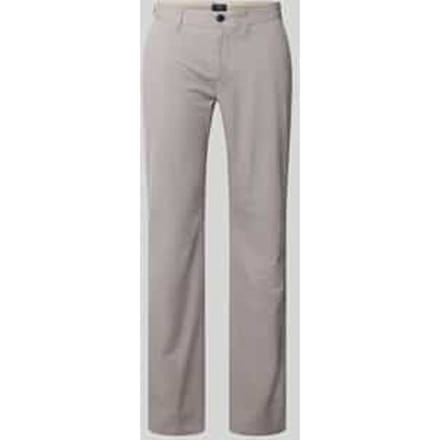 Klein motief broek met achterzakken