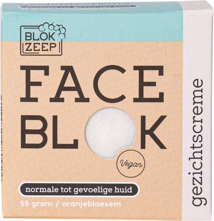 Blokzeep Gezichtscrème Bar Oranjebloesem 55 gr