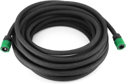Druppelslang - Irrisatieslang Tuinslang - Waterbesparend Irrigatie - Uniforme Waterverdeling - 15 Meter - Zwart