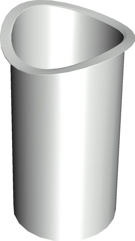 Tapeind Mastgoot | Ø80 mm | 20 Cm
