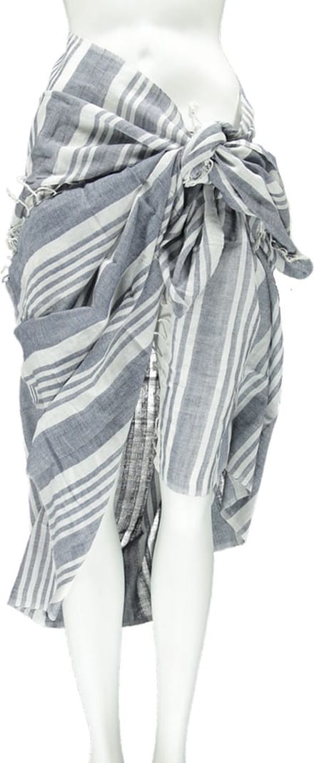 Pareo Omslagdoek Beach Navy