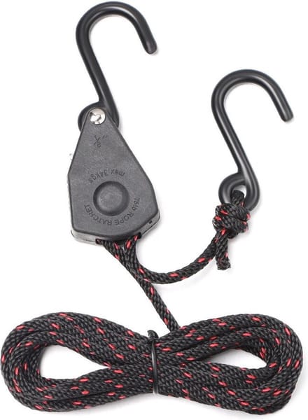 Touwratel met S-haken - Spanratel - 34kg - Per stuk