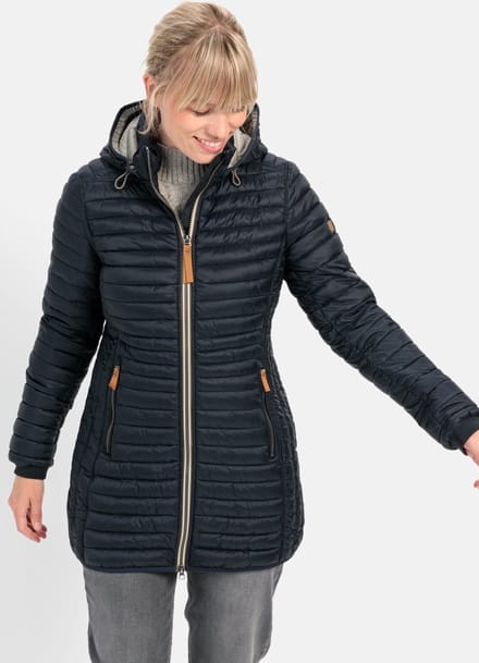 camel active Gewatteerde jas van gerecycled polyamide (GRS-gecertificeerd) - Maat - Donker blauwwomenswear-34