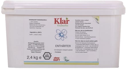 Waterontharder granulaat 2,4 kg parfumvrij voor wasmachine kalkverwijdering