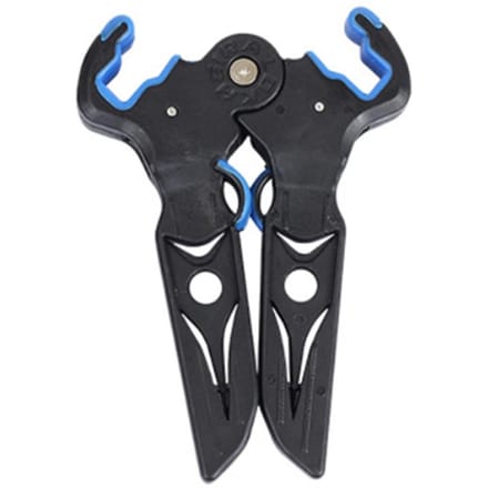 Boogschieten Boogvoeten Boogstandaard Draagbaar Opvouwbaar Rubberen Boogondersteuning voor Boogledematen Buiten Boogschieten Boog blauw