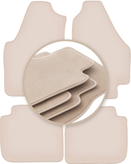 PREMIUM beige matten voor: Fiat Idea minivan 2003-2010