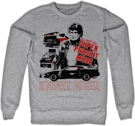 Knight Rider - Super Pursuit Mode Sweater/trui - 2XL - Grijs