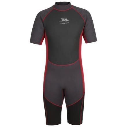 Trespass Argon-wetsuit - Heren 3 mm kort wetsuit, zwart