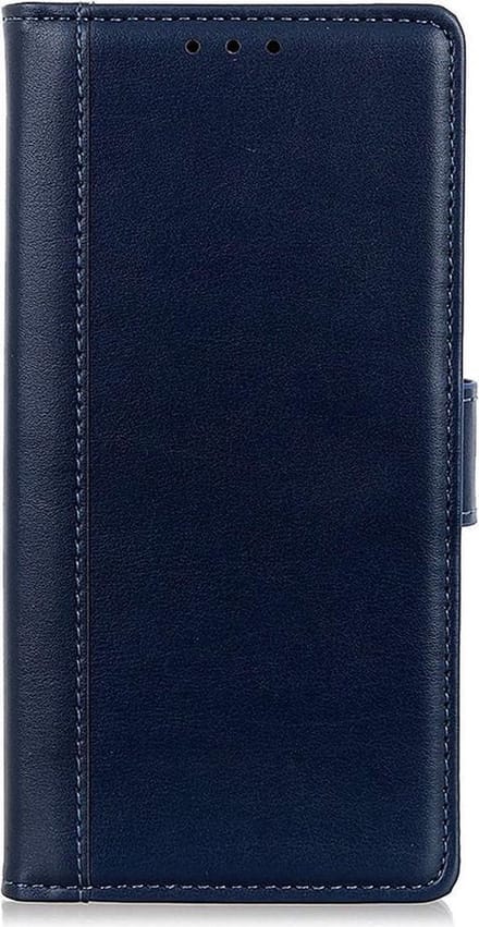 Shop4 - Samsung Galaxy A31 Hoesje - Wallet Case Grain Blauw