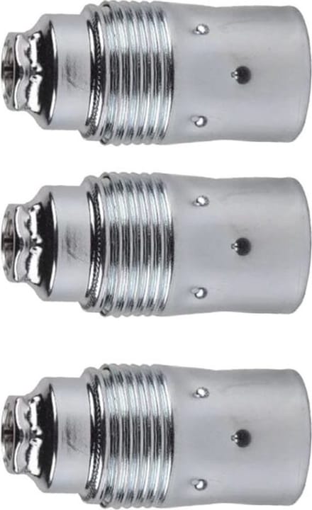 Lamphouder - Glad - E14 - Chroom - Per 3 stuks