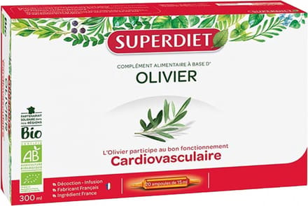 Superdiet Olijfboom Biologisch 20 Flesjes