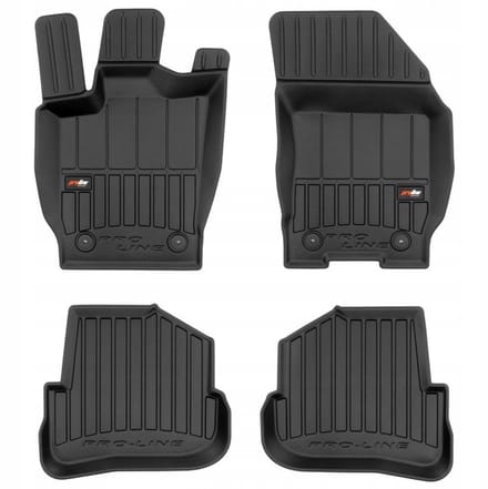 Frogum No.77 - Automatmatten passend voor Audi A1 2010-2018 - 3D Korfmodel - TPE Rubber - Zwart