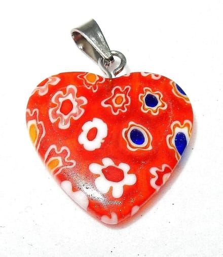 Hartje rood met kettinkje