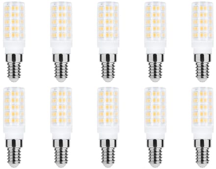 Modee LED Buislamp E14 - 4.3W 4000K 450lm 230V - LED Afzuigkaplamp - Wit Licht - 10 stuks