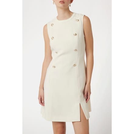 GUESS Marciano By  Leila Dress Eggshell Ecru Taglia: 42 | Abiti Mini Outlet | Donna | Marrone