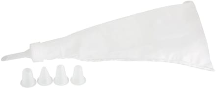 Spuitzak en 5 plastic spuitmondjes 28 cm Zenker Smart Pastry